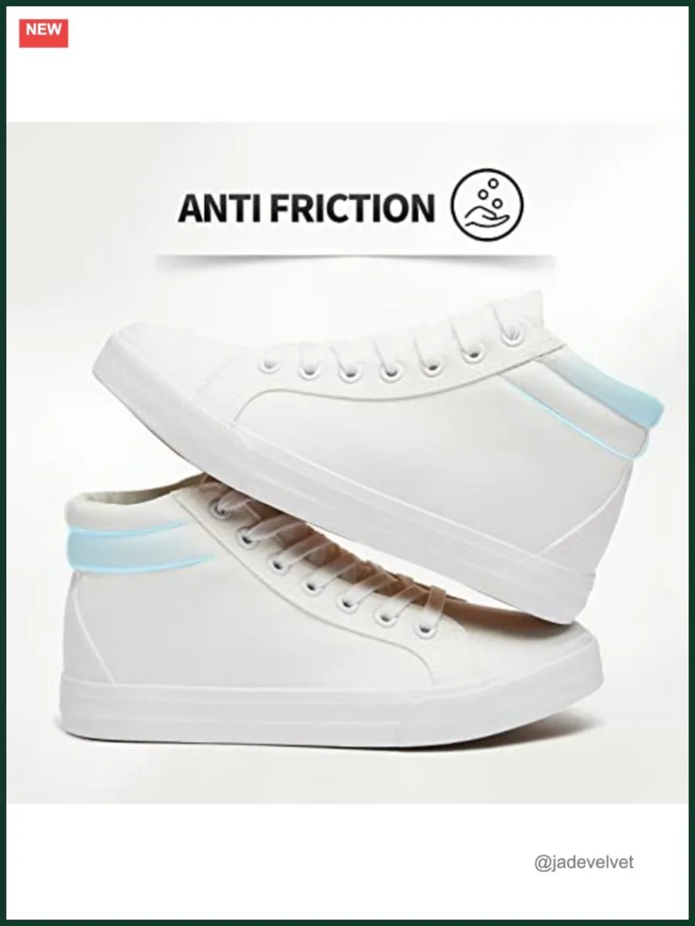 Canvas High Top Lace Up Sneakers - Breathable Casual Walking Shoes